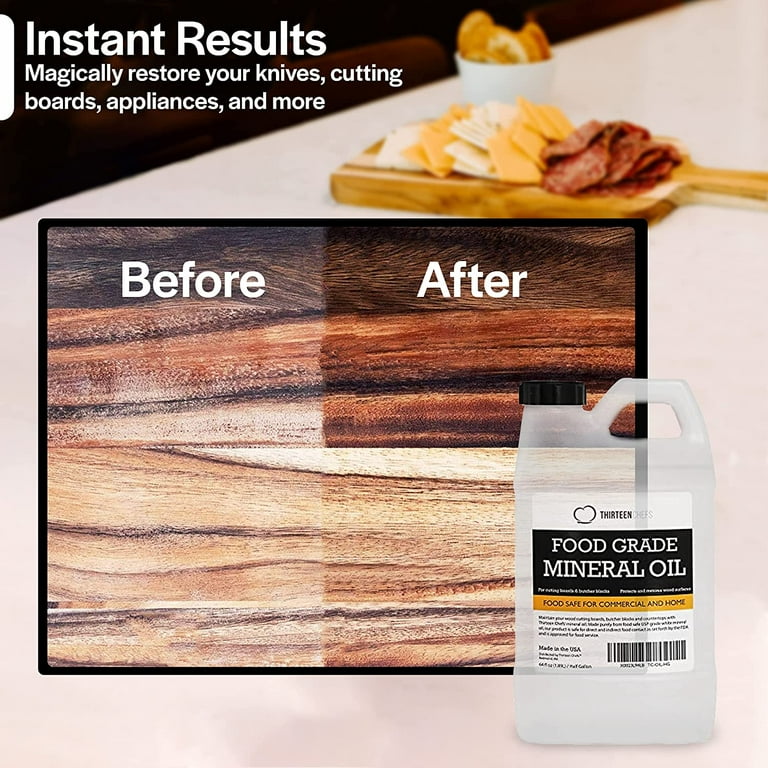 Wood Master's Secret Non Toxic, Food Safe Cutting Board Oil, Conditioner &  Sealer. 100% Plant Based. Exceeds FDA Food Contact Surface Regulations.  Also Works On Butcher Blocks, Wood Counters & More 