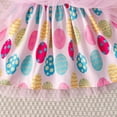thumbnail image 6 of Larisalt Baby Girl Dress for Easter Cute Print Short Sleeve Tulle Tutu Dresses Toddler Girls Easter Cute Clothes, 6 of 6
