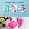 thumbnail image 3 of Slushie Maker Cup  Smoothie Silicon Cup  Frozen Magic Squeeze Cup Homemade Milk Shake Ice Cream Maker Cooling Cup DIY for Kids and Family (Blue), 3 of 11