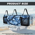 thumbnail image 6 of KUIFORTI Car Trunk Organizer Oxford Cloth Blue Camo Car Organizers and Storage with Adjustable Straps, Waterproof Cargo Bag with 4 Pockets, Sturdy Space Saver Frees Trunk Floor for SUV, Truck, MPV, 6 of 6