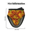 thumbnail image 3 of Pofeuu Vintage maple leaf autumn Print Thickened Mini Silicone Oven Mitts Heat Resistant, Rubber Oven Mitt Gloves, Finger Pinch Grips, Pot Holder, Silicone Potholder, 3 of 7