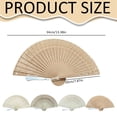 thumbnail image 3 of Wooden Handheld Folding Fan, Hand-Carved Wooden Hand Fan with Tassel & Bags, Bamboo Accordion Fan, Handheld Line Dance Fan, Lightweight Carved Fans for Gifts, Photography Props, Home Decor, 3 of 7