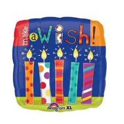 18 Sqr Xl: Make A Wish Candles