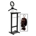 thumbnail image 1 of Espresso Beechwood VALET STAND WITH MIRROR COAT & PANT RACKS, 1 of 1