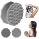 thumbnail image 1 of wonima11 Scalp Massage, 2 in 1 Soft Silicone Scalp Scrubber, Exfoliating Body Brush, Scalp Massager Hair Growth, Suitable for Sensitive and Various Skin Types for Children, Women, and Men (Grey), 1 of 1