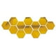 thumbnail image 2 of Calcomanías de pared hexagonales, 12 PCS Pegatinas de pared de espejo de acrílico extraíbles grandes para la decoración del dormitorio de la sala de estar del hogar Xemadio 2034816-6, 2 of 9