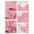 thumbnail image 6 of Tops for Women Sexy- Tank Tops - Y2K Bralette Spaghetti Strap Undershirts Slim Going Out Top Pink L, 6 of 7