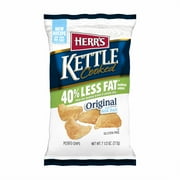Herr's Reduced Fat Kettle Cooked Potato Chips, 7.5 oz.