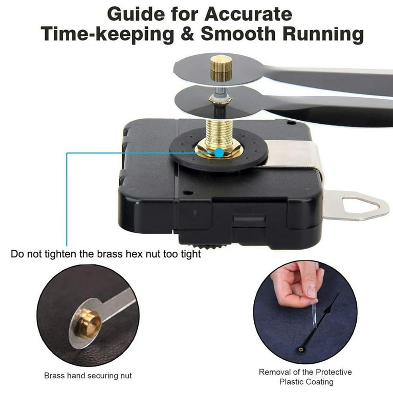 Easy Installation Quartz Clock Mechanism Replacement, Battery