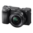 thumbnail image 2 of Sony Sony Alpha a6400 Mirrorless Digital Camera with 16-50mm Lens - Bundle with Shoulder Bag, 32GB SD Card, Cleaning Kit, Card Reader, SD Card Case, Corel PC Software Kit, 40.5mm Filter Kit, 2 of 10