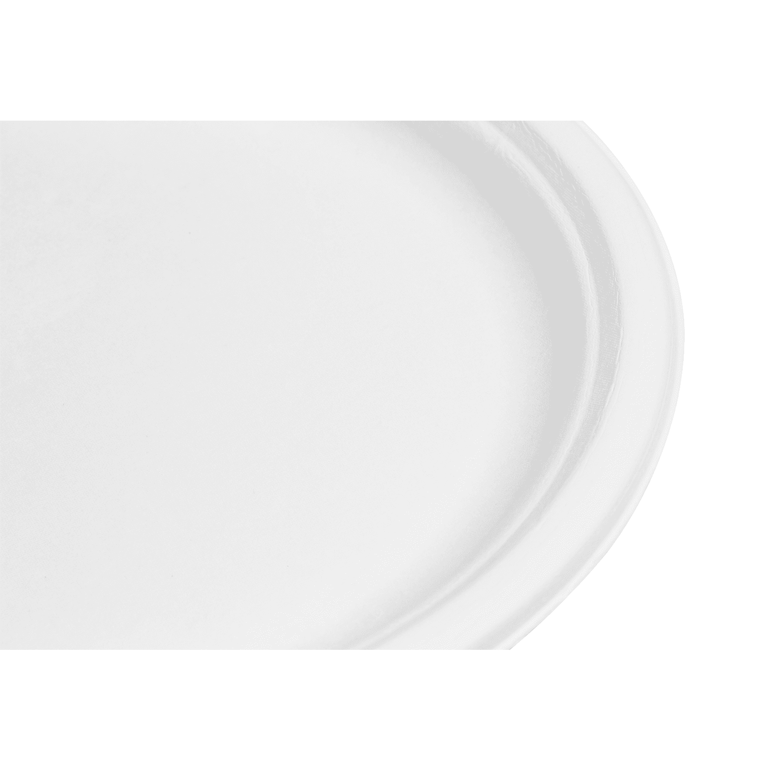 Karat Earth 10'' Paper Round Plates, Molded Fiber, White - 500 pcs