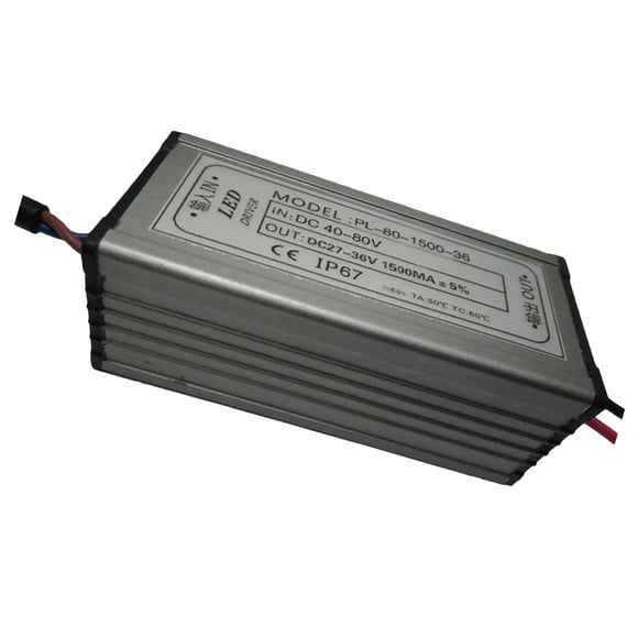 Fuente de alimentión de controlador LED de 50 W DC40-80V IP67 Fuente de alimentión de atenuión de ampliamente utilizada en interior