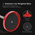 thumbnail image 3 of VIVOSUN Floor Standing Ash Tray, Outdoor Ashtray with Stainless Steel Lid, Adjustable Height from 21.5" to 35" for Home, Patio, Red, 3 of 7