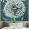thumbnail image 2 of Autua Dandelion Tapestry Wall Hanging Unique Style Graphic Tapestries Home Wall Decor Art for Living Room Bedroom Apartment Farmhouse Dorm 40x30inch, 2 of 6