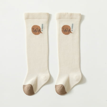 

kpoplk Newborn Baby Socks Baby Socks Fashion Stockings Toddler Socks With Pinch Ankle Baby Kids Little Girl Boy(Beige)