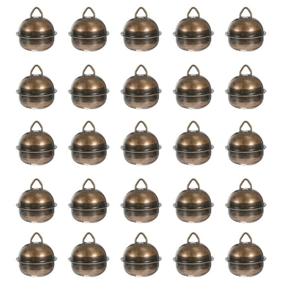 60pcs Vintage Jingle Bells for Christmas Tree Decoration