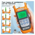 thumbnail image 4 of Optical Power Meter -50+~26dbm Optical Fiber Tester OPM 3-in-1 Optical Fiber Tester SC/FC/ST Interface ,Easy Use, 4 of 7