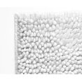Lurex Noodle Bath Rug White, 21" x 34"