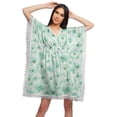 thumbnail image 1 of Moomaya Robe Courte de Caftan de Plage, Robe de Couverture Imprimée, Kaftan pour Femmes, Tenue de Plage, Couverture, 1 of 4