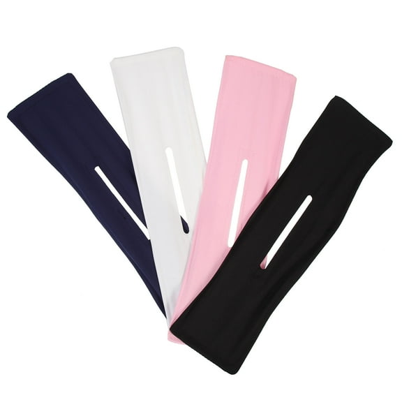 STRANDCHIC 4-Pack White Cloth Hair Bun Makers Styling Tools for Easy and Perfect Hair Buns