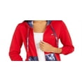 thumbnail image 2 of Tommy Hilfiger Women's Tie Dyed Hoodie Red Size X-Small, 2 of 3