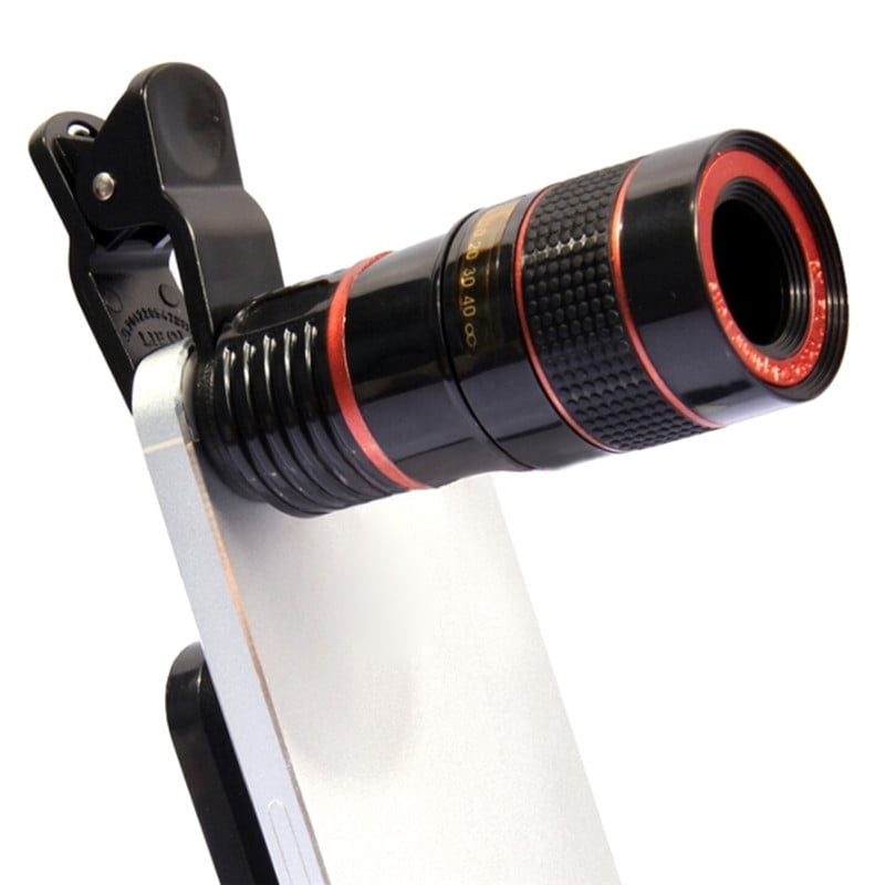 Clancy Experiment attribuut JANDEL Cell Phone Camera Lens, 8X Zoom Telephoto Lens, HD Smartphone Lens  for iPhone, Samsung, Android, Monocular Telescope - Walmart.com