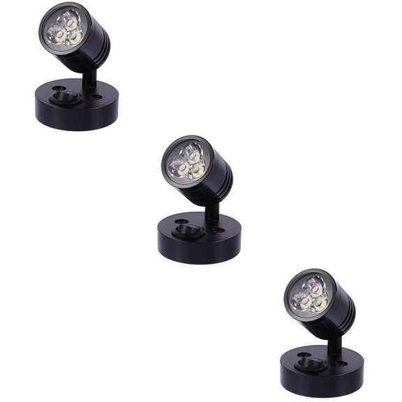 WRISTBIQUE Low Energy Consumption Led Lamp Black Rv 3Set 5.7x5.7x9Cm