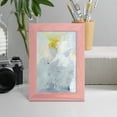 thumbnail image 5 of Canary and Sky II - Framed Print w/glass - Sunset Pink, 5 of 8