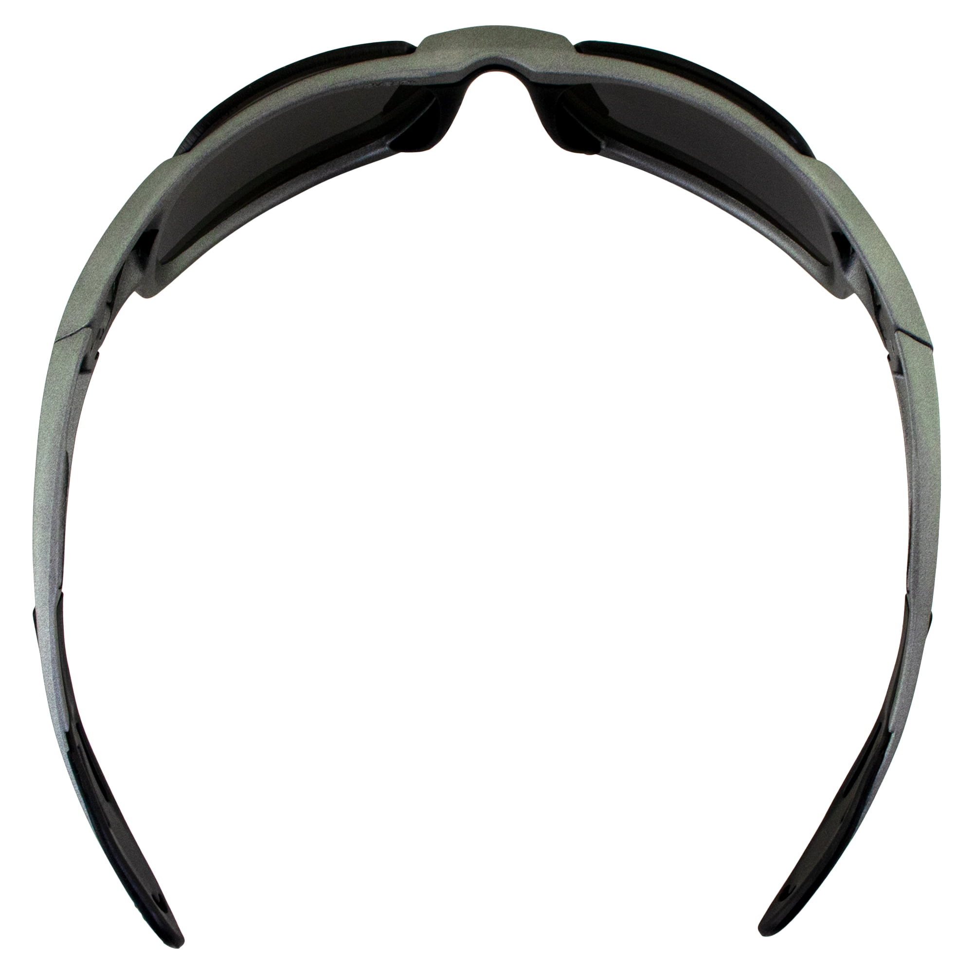 GLOBAL VISION EYEWEAR C8RDSM CODE-8 CF SAFETY GLASSES WITH SMOKE LENSES AND RED FRAME