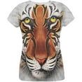 thumbnail image 1 of Tribal Tiger All Over Womens T-Shirt - Medium, 1 of 2