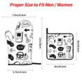 thumbnail image 3 of ZICANCN Oven Mitts and Pot Holders Sets, Black White Game Center Baking Sets Kitchen Heat Resistant 4 Pieces, 3 of 8