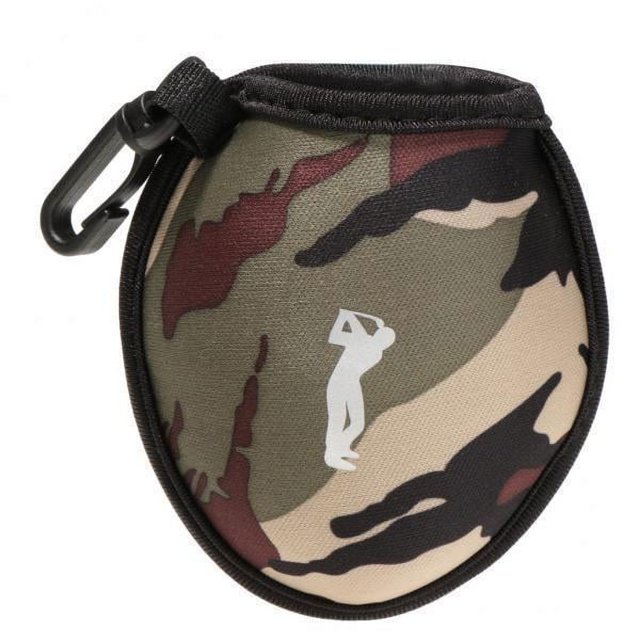 3xMini Bolsa De Neopreno Para Uso General De Golf, 2 Pelotas, Soporte Para Camisetas, Bolsa De Almacenamiento, Camo