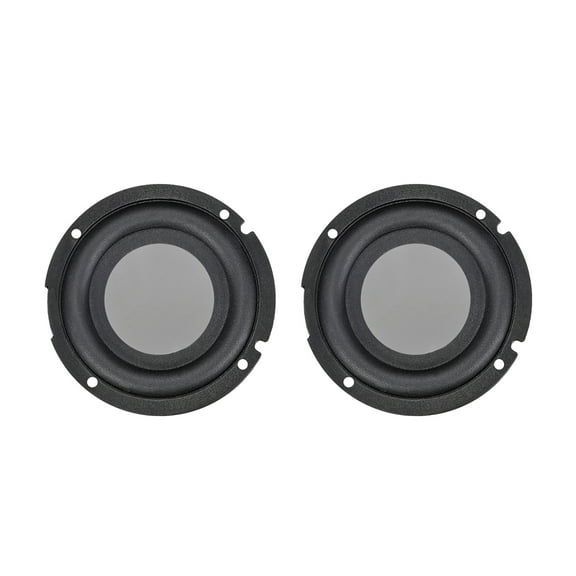 2Pcs 2" 57mm Bass Speaker Passive Radiator Rubber Vibration DIY Repair