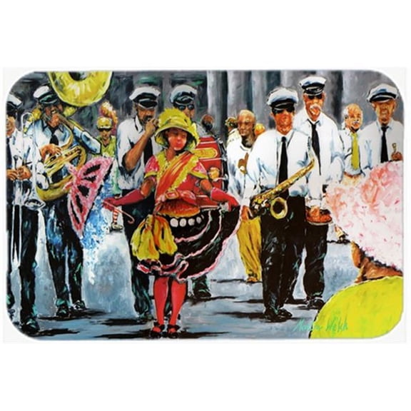 Carolines Treasures  Dancing in the Streets Mardi Gras Mouse Pad - Hot Pad or Trivet