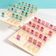 thumbnail image 2 of Tablero de madera Guess Game Who Am I Toy Guessing para niños mayores de 3 años, 2 of 6