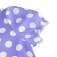 thumbnail image 5 of TIREOW Girls Cute Dress Vintage Polka Dot Peter Pan Collar Puff Short Sleeve Dresses Swing Party Rockabilly Dress Wedding Casual Dress, 5 of 6