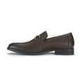 thumbnail image 4 of Ferro Aldo Daxon MFA19708 Moc-Toe Penny Loafers with decorative Buckle (Leather), in Chocolate, Men's Size 11, 4 of 8