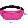 thumbnail image 2 of Fanny Pack para mujeres y hombres, bolsa de cintura para deportes, viajes, correr, 2 of 5