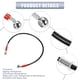 thumbnail image 4 of 65 cm 25.59 "Longitud 10 mm ID Motocicleta Línea de freno hidráulico Tubo de manguera de aceite 28 ° 0 ° Cable trenzado de acero inoxidable para ATV Motocross Sport Bikes Negro, 4 of 9