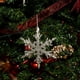 thumbnail image 1 of Colgante de Copo de Nieve con Purpurina Navideña Adornos Navideños Decora El Árbol de Navidad Añade Un Ambiente Festivo, 1 of 6