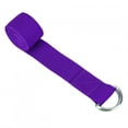 thumbnail image 4 of Cinturón elástico ajustable con anilla en D para gimnasio, cintura, piernas, fitness, deportes, yoga (morado), 4 of 9