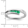 thumbnail image 2 of Primal Gold 14 Karat White Gold Emerald Ring, 2 of 5