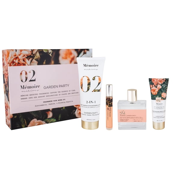 Set de regalo de perfume Memoire Archives Garden Party para mujer