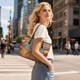 thumbnail image 7 of TSOVTHRID Hummingbird Hibiscus Floral Print Handbag and Wallet Set Tote Bag Top Handle Handbag with Matching Leather Wallet Large Capacity Shoulder Satchel Purse for Shopping, 7 of 7