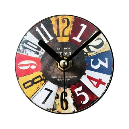 

NUOLUX Retro Refrigerator Magnets Sticker Creative Antique Clock Vintage Wall Clock