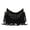 Black, variant on XINXIAOO Women's Retro Messenger Bag with Fringe & Studs, Casual Crossbody Shoulder Purse for Daily Use