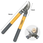 AIRAJ 16 Bypass Loppers for Tree Trimming, 1.5 Branch Cutter with SK5 Steel Blade & Lever Design, Lightweight Garden Lopping Shears