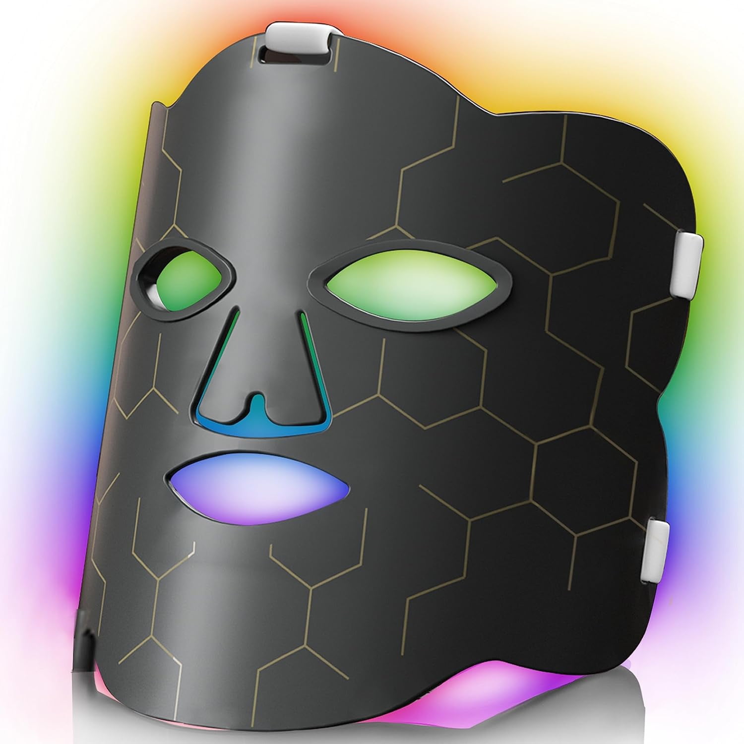 Red, Yellow, Blue, Near-Infrared Light Therapy Face Mask, 4 Colors