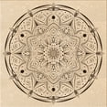 thumbnail image 1 of Ahgly Company Machine Washable Indoor Square Transitional Bronze Brown Area Rugs, 5' Square, 1 of 7