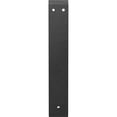 thumbnail image 5 of Ekena Millwork 2"W x 12"D x 12"H Stockport Steel Bracket, Hammered Silver, 5 of 12